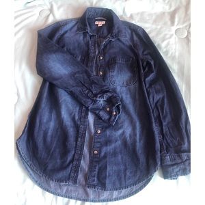 Long Denim Shirt